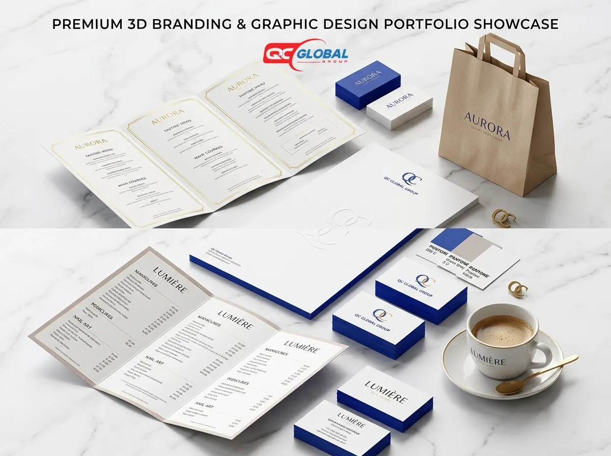 QC Global Graphic Design & Branding Showcase