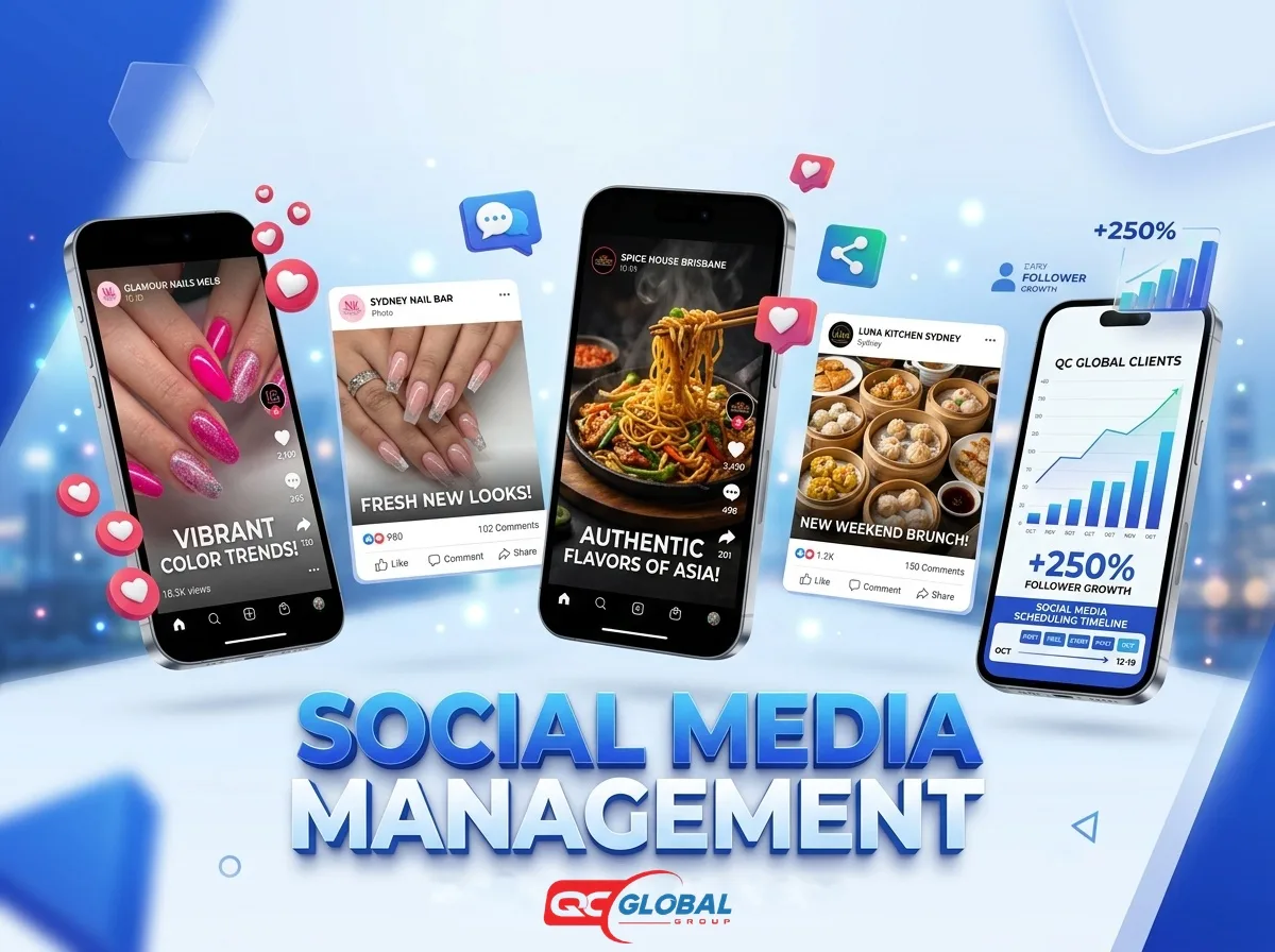 QC Global Social Media Management Showcase