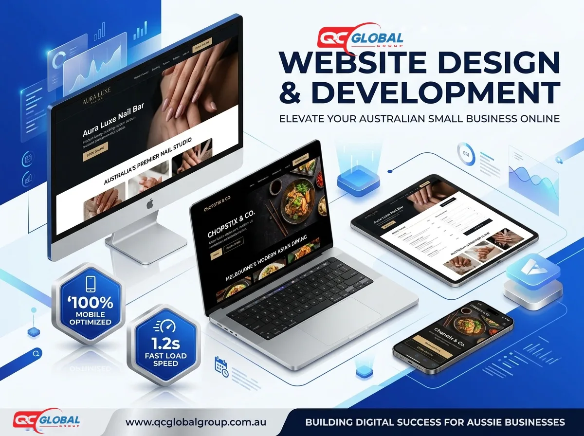QC Global Website Design Showcase